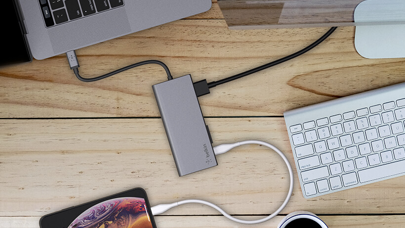 How to detect belkin usb c hub hidden files?