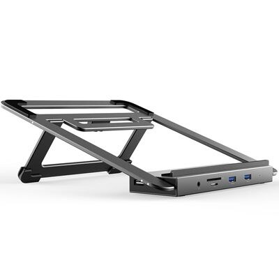 dual monitor laptop docking station